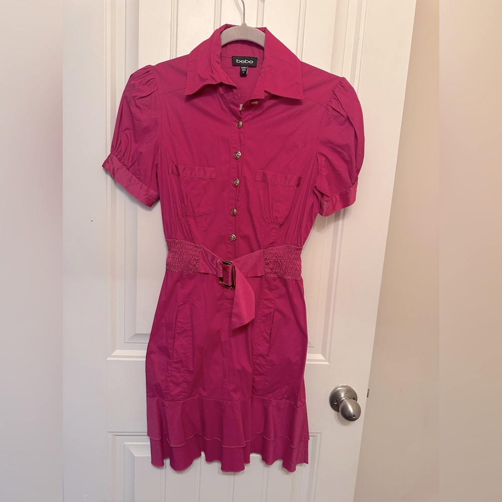 Bebe pink dress